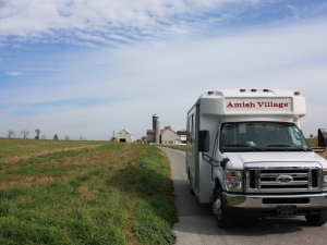 Amish Village tour bus parked Amish Village tour bus parked